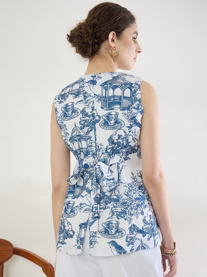 Pure Linen Tailored Waistcoat