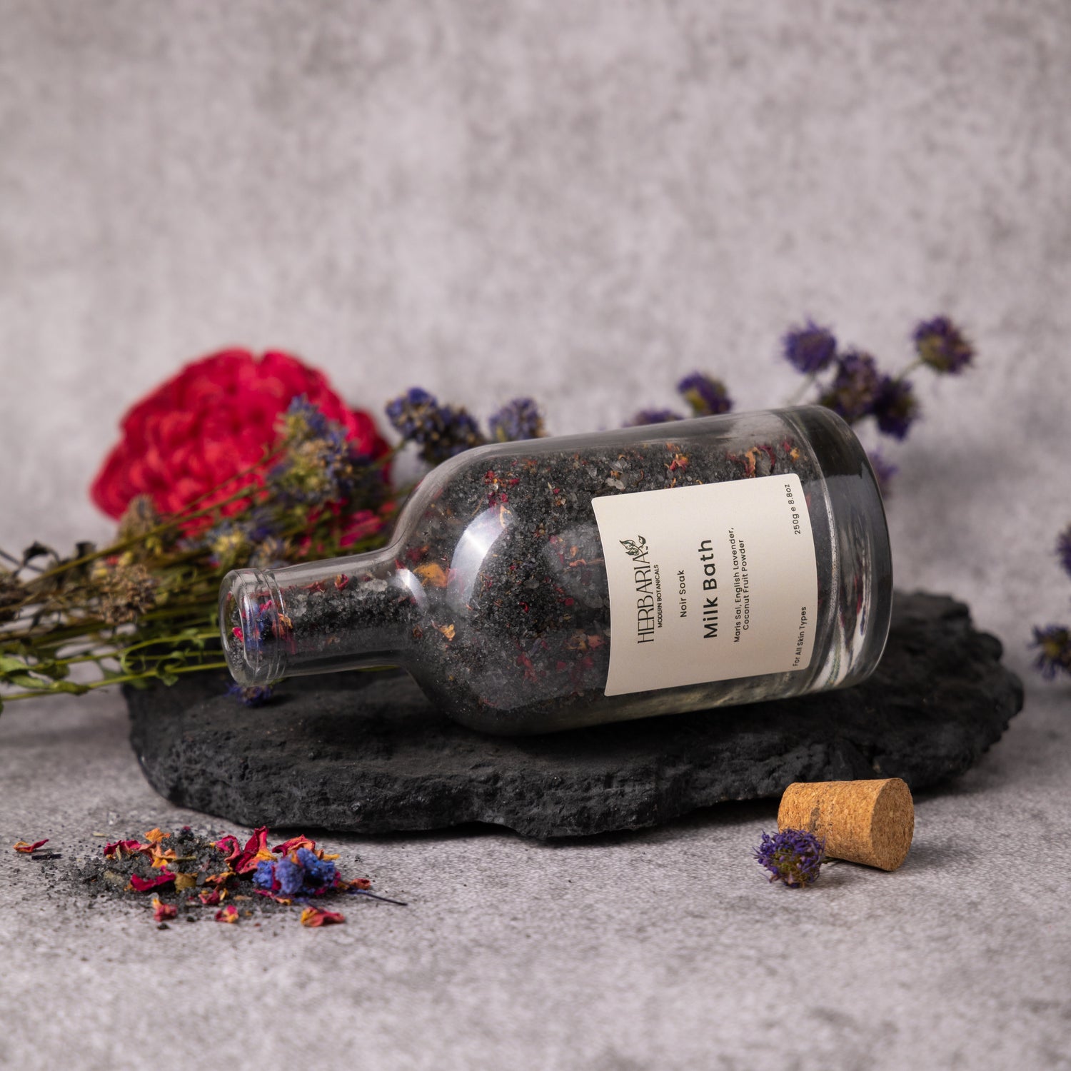 Noir Soak Milk Bath - 250gm | Herbaria - Modern Botanicals at Broadway