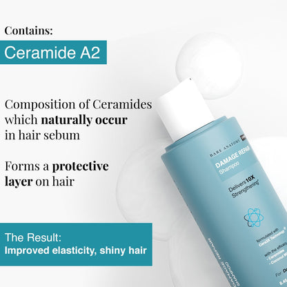 Damage Repair Shampoo for Dry & Brittle Hair | 10X Hair Strengthening- 250 ml | Pack of 3