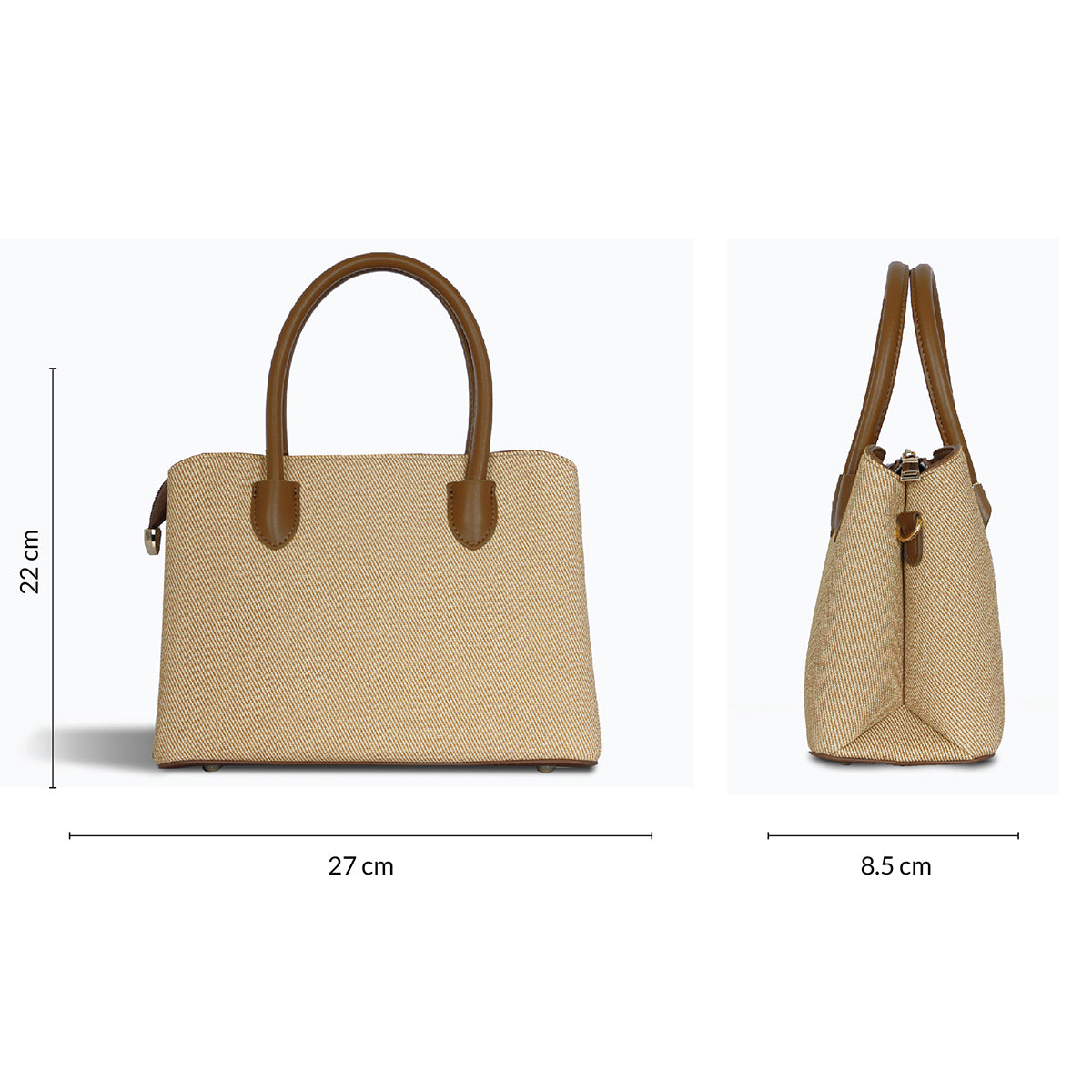 Carriall Ireen Women's Vegan Leather Handbag for women & girls (Brown)
