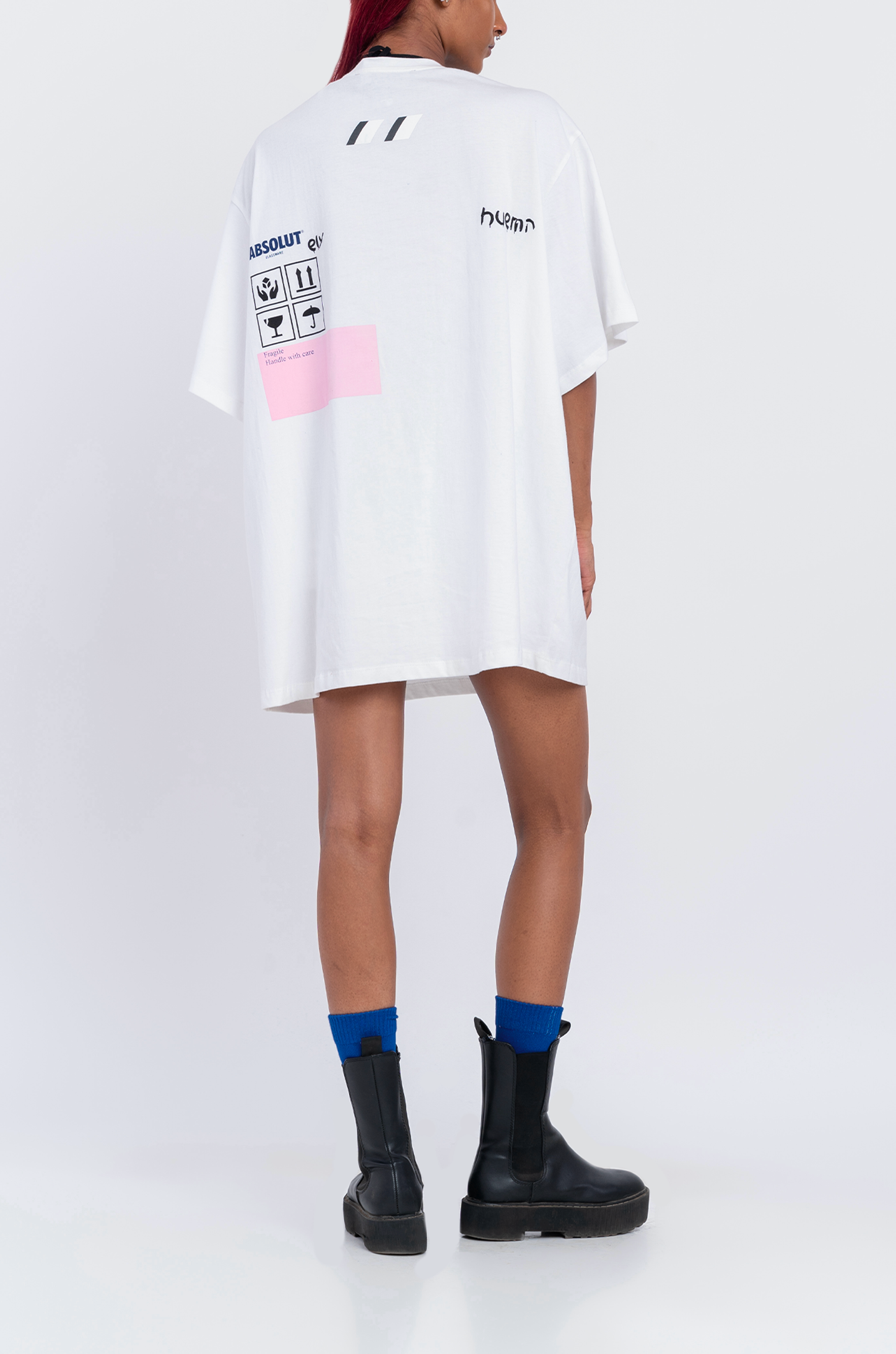 8 Billion Flavours' T-Shirt (White) | Huemn at Broadway