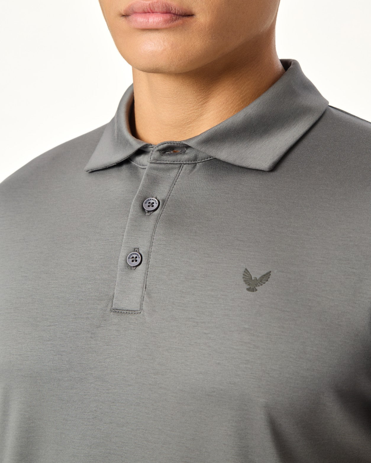 ARIN â€“ The Lucky Dove Grey Polo-Lustra Cotton