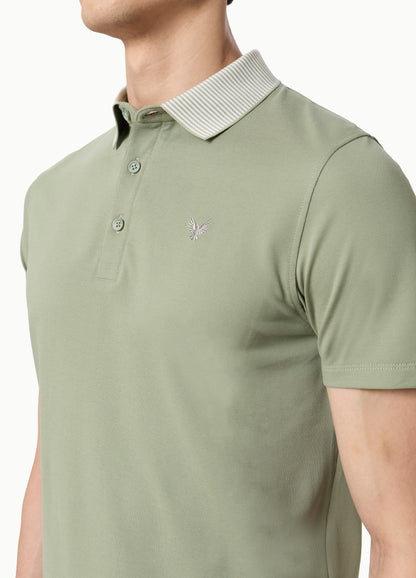 Opulence Polo Sage Green