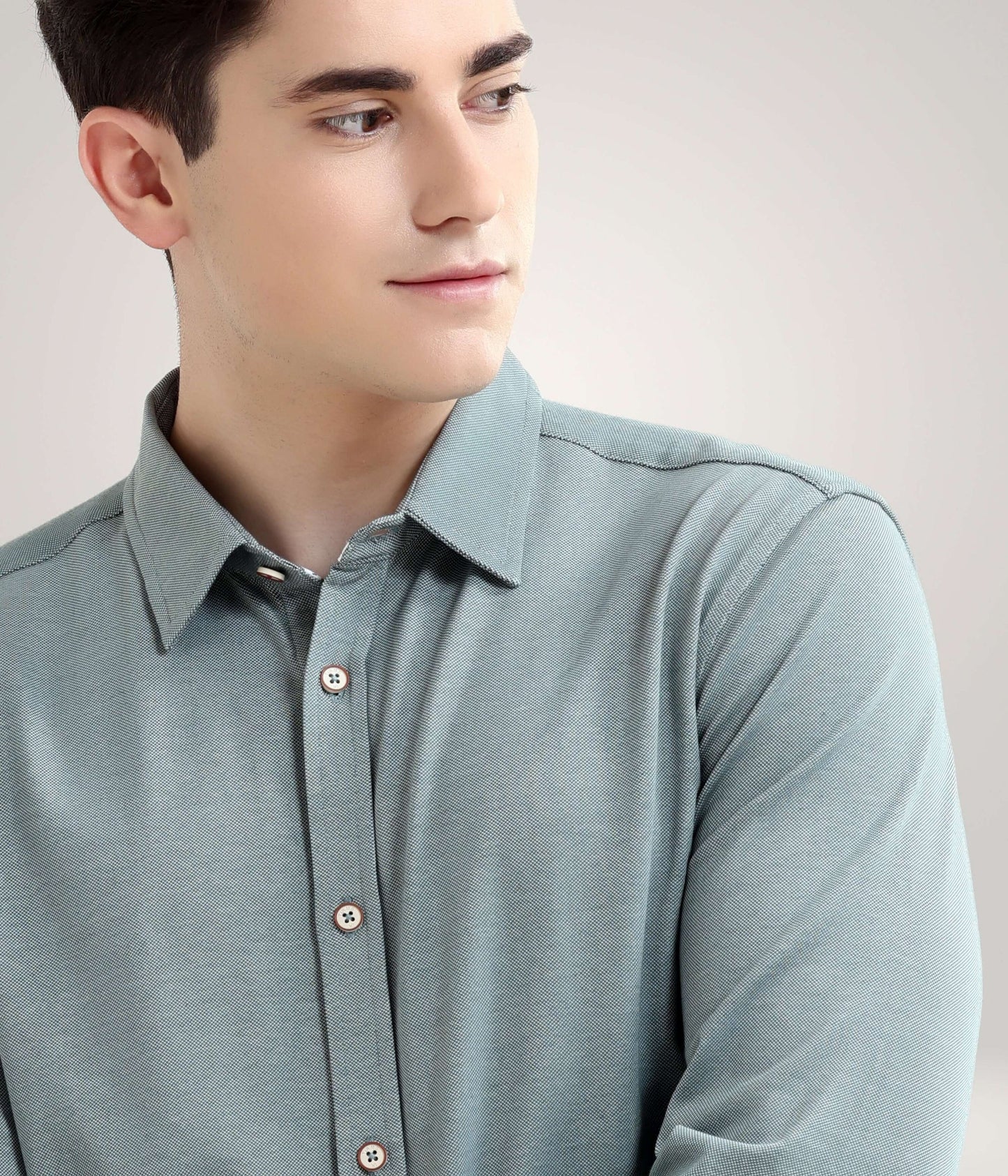 Shirt | Anti Stain Anti Odor Water Repellent   JADEITEGREEN
