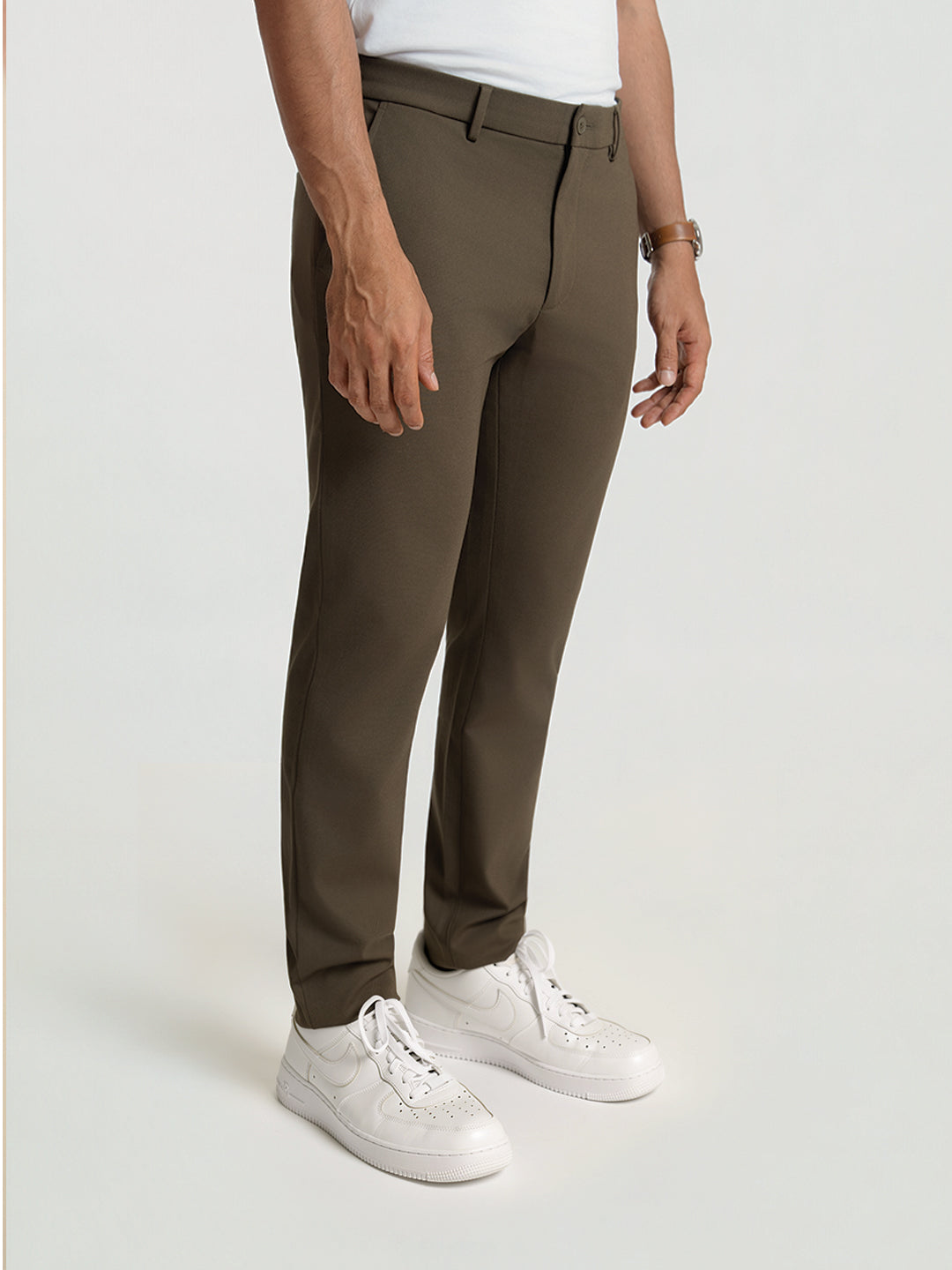 Highland Olive Slim Fit Lightweight Power Stretch Pants