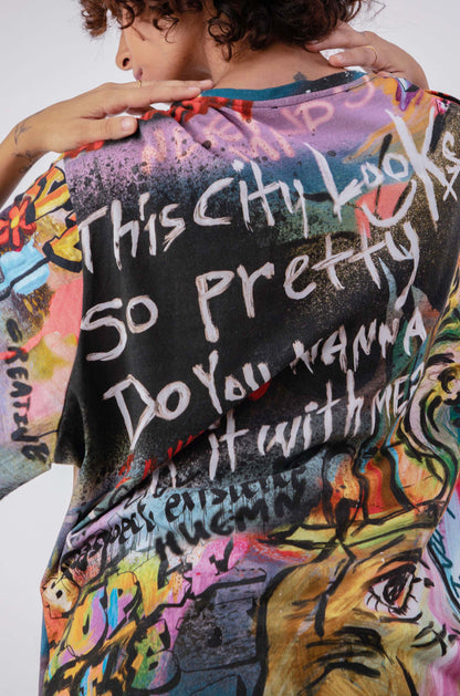 Huemn City' Graffiti T-Shirt | Huemn at Broadway