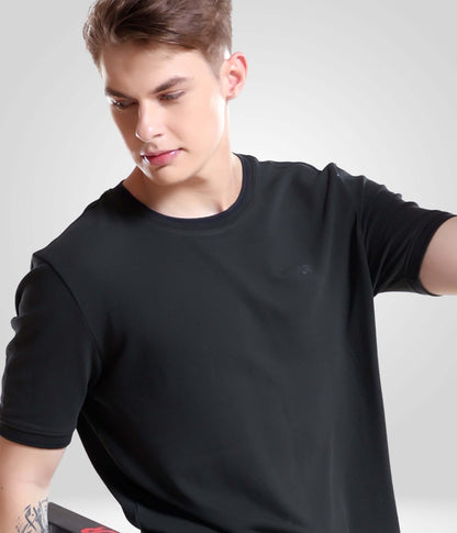 Crew Neck Tshirt |Cool Tech + UV Protectant + Anti Odour  OBSIDIANGREEN