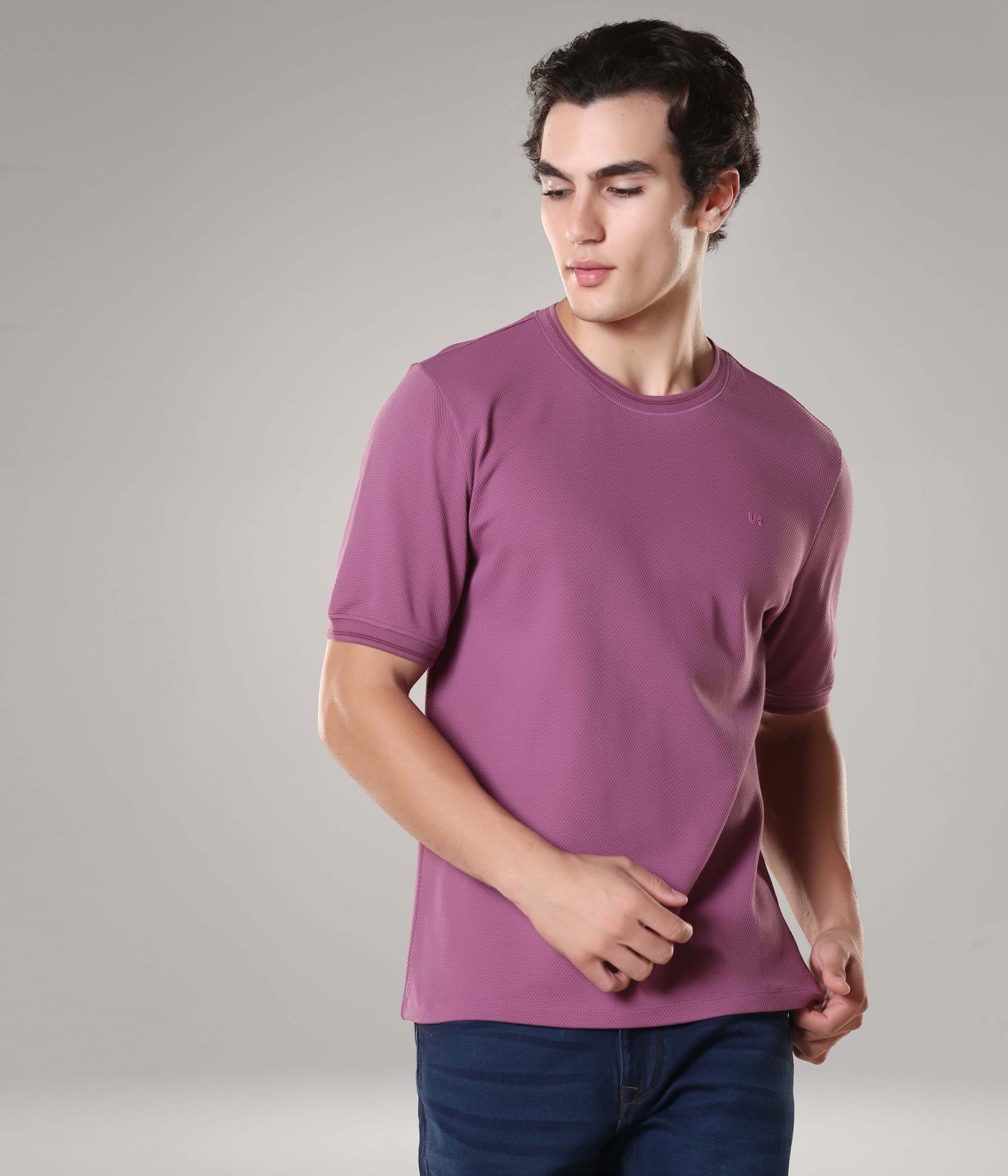 Crew Neck Tshirt |Cool Tech + UV Protectant + Anti Odour  DUSTYROSE