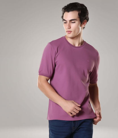 Crew Neck Tshirt |Cool Tech + UV Protectant + Anti Odour  DUSTYROSE