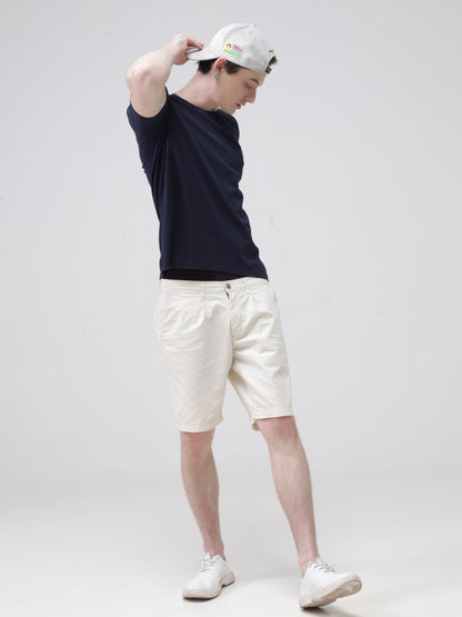 Crew Neck Tshirt | Anti Stain Anti Odor Water Repellent-BLUEMIST