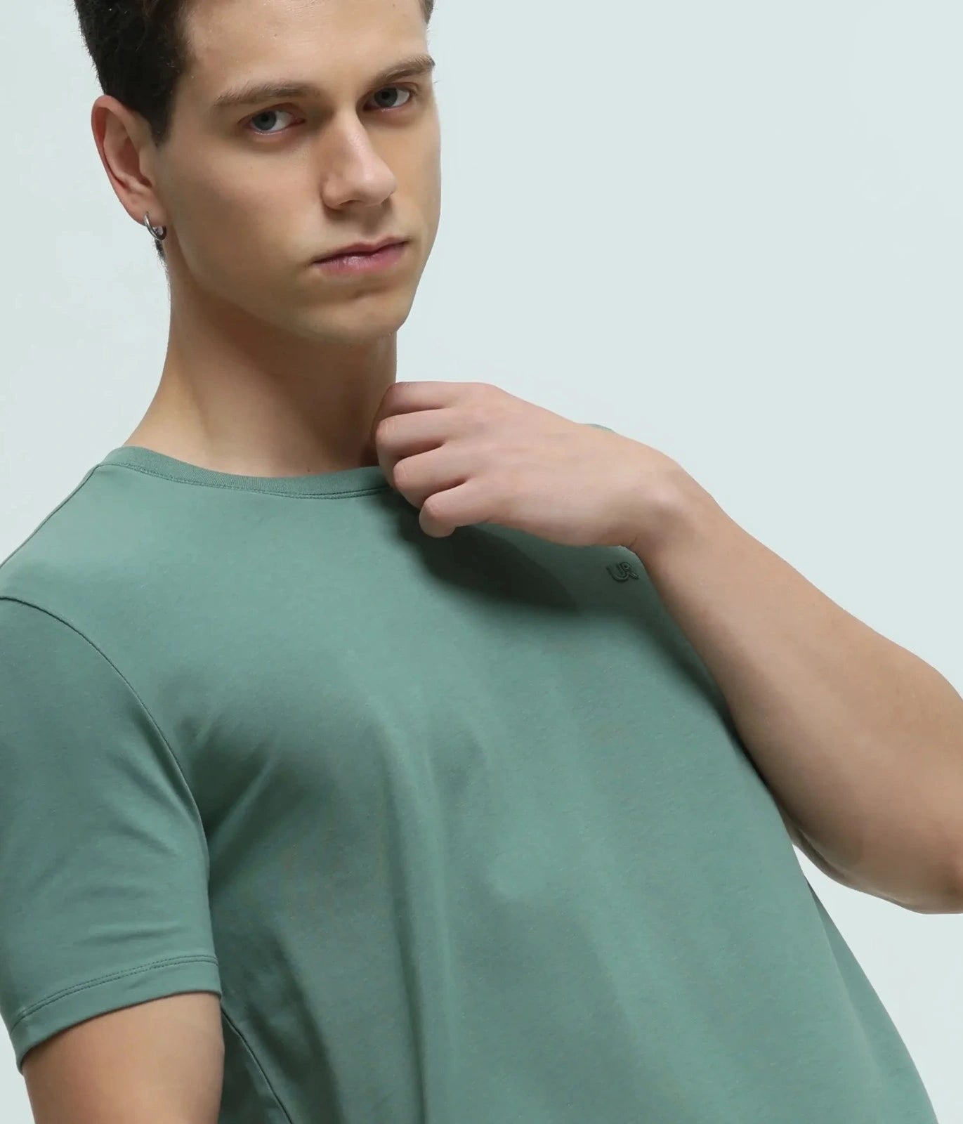 Crew Neck Tshirt | Anti Stain Anti Odor Water Repellent-SIMPLEGREEN