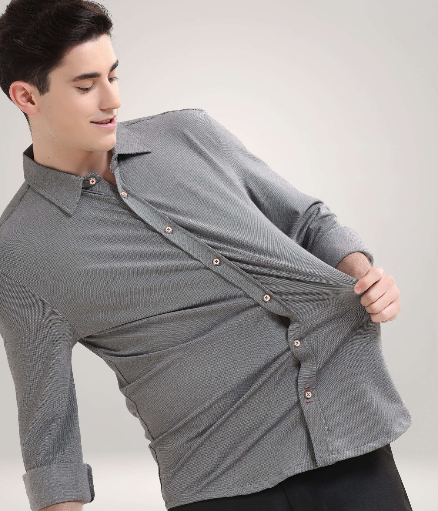 Shirt | Anti Stain Anti Odor Water Repellent   STORMYCHARCOAL