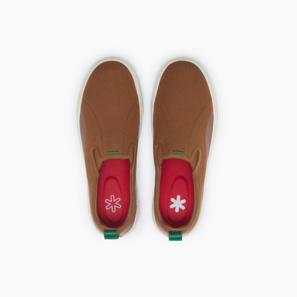 Enhanced Canvas Slip On Petichor Brown