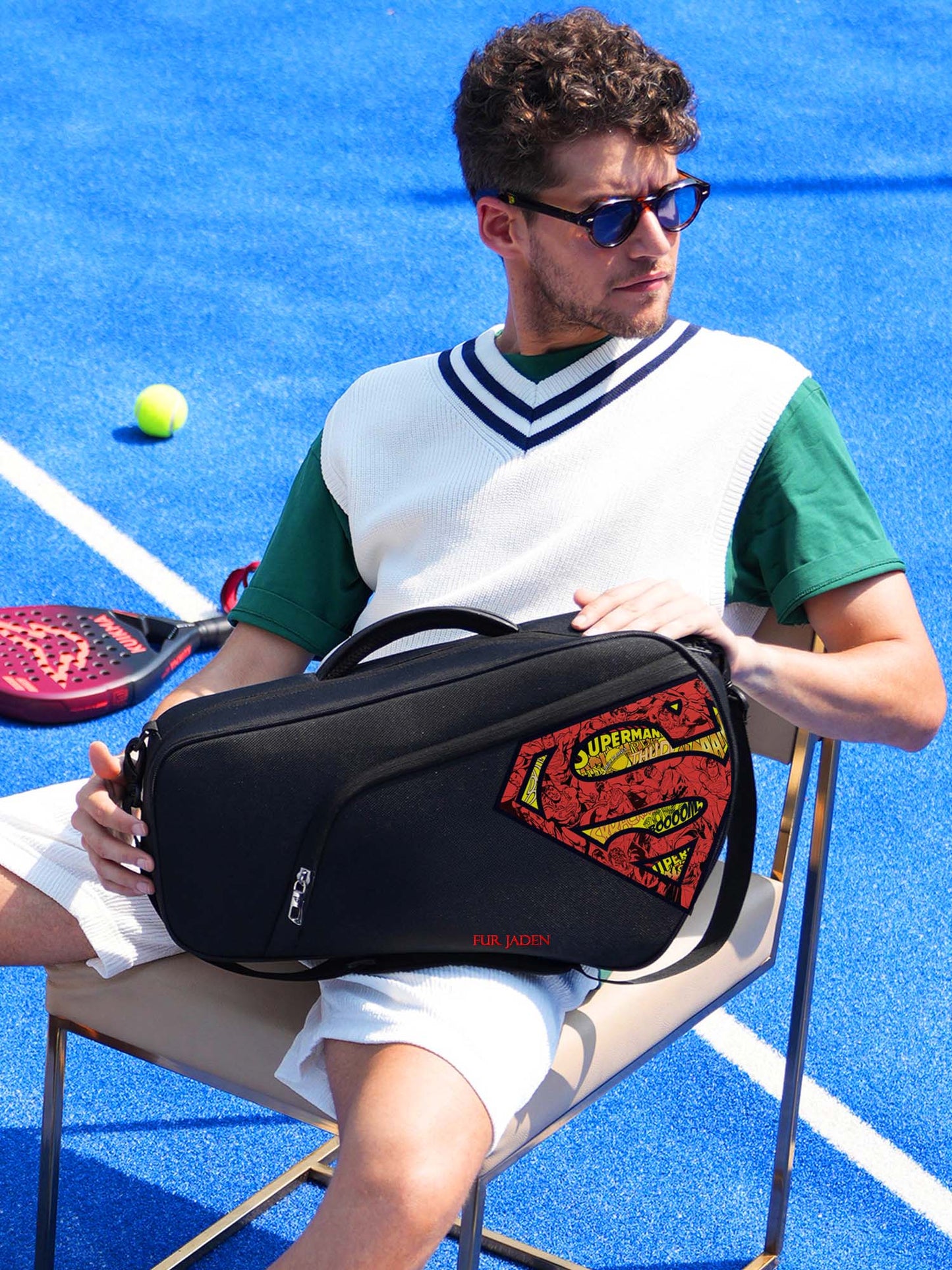 FUR JADEN The Gameface Padel & Pickleball Structured Sport Bag Cum Gym Bag