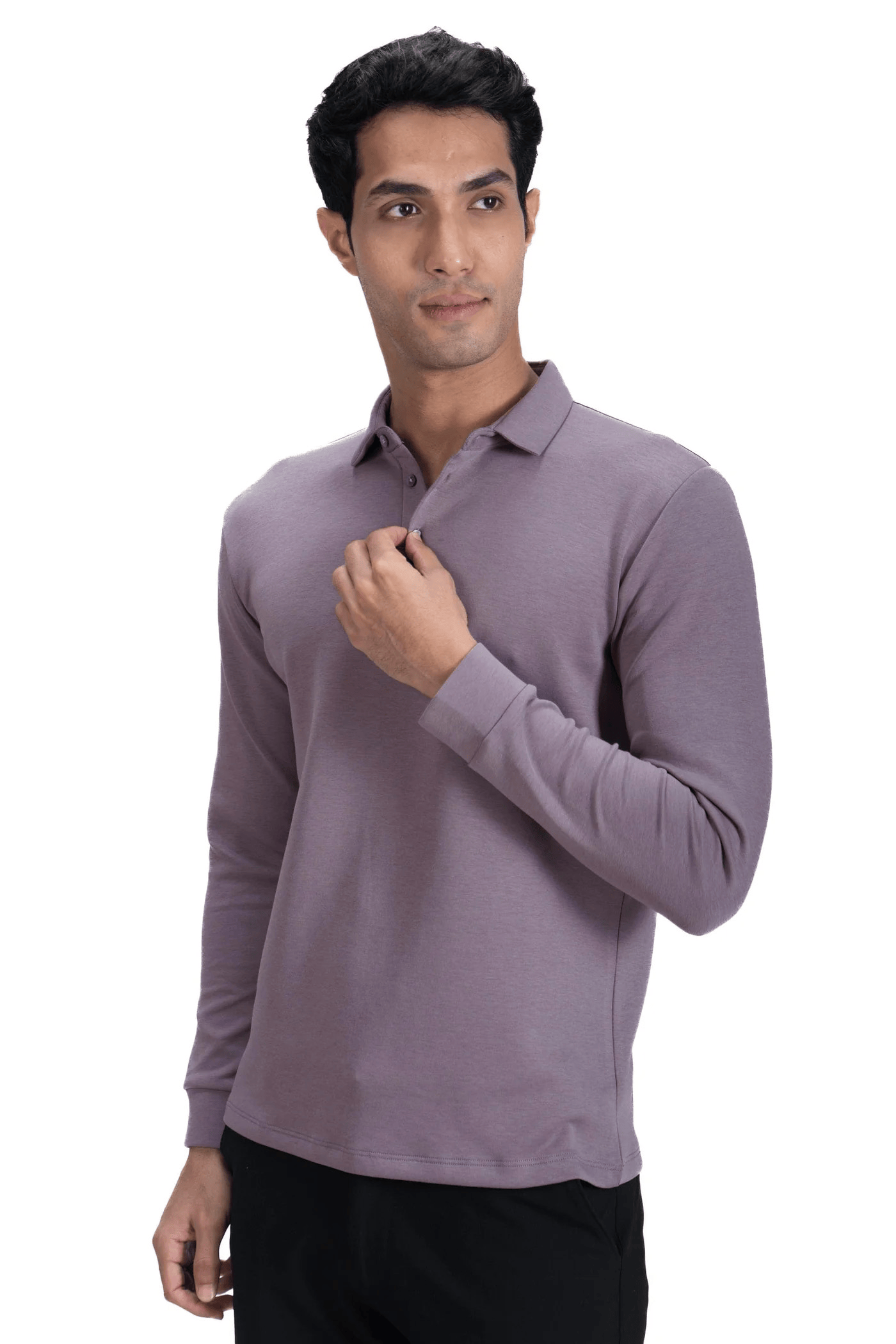 Legacy Polo Sweater - Lilac Haze