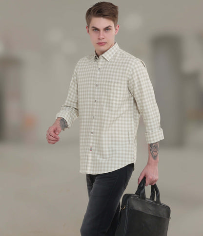 Shirt | Anti Stain Anti Odor Water Repellent   CREAMYGREEN