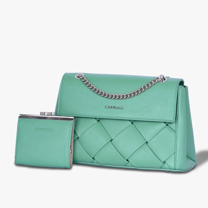 Carriall Celesta Womens Vegan Leather Handbag for women & girl (Green)