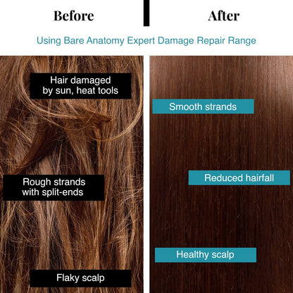 Damage Repair Shampoo for Dry & Brittle Hair | 10X Hair Strengthening- 250 ml | Pack of 3
