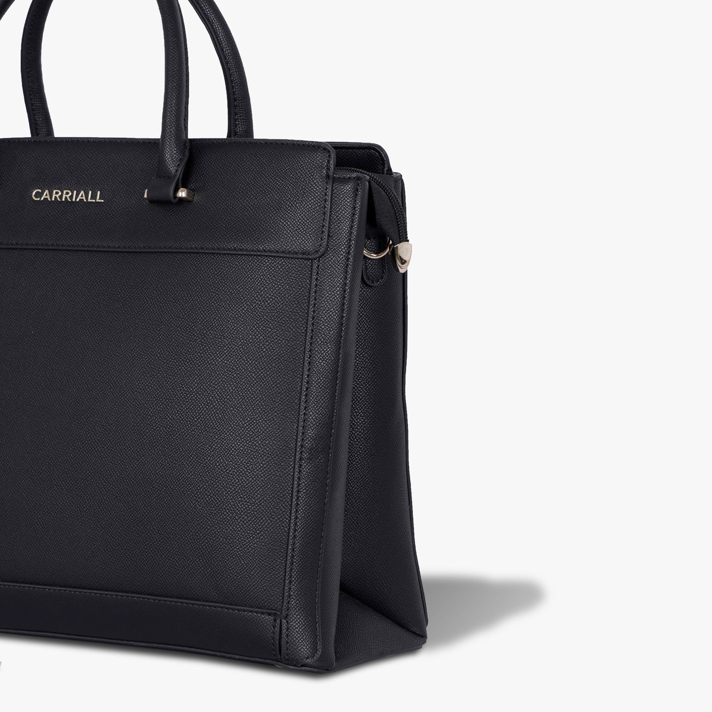 Carriall Empress Vegan Leather Tote bag for women & girls (Black)