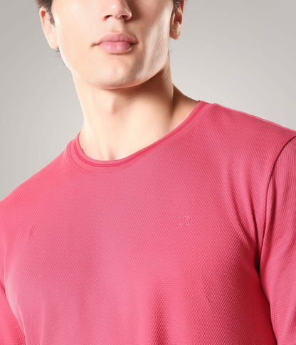 Crew Neck Tshirt |Cool Tech + UV Protectant + Anti Odour  REGALPINK