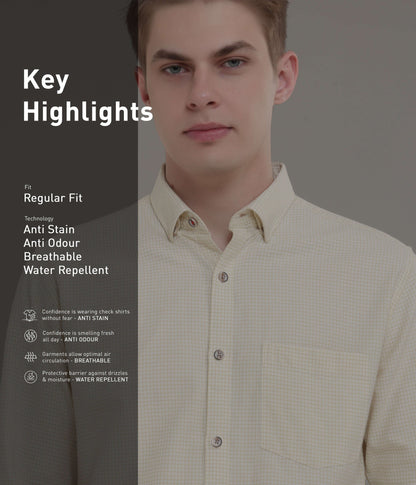 Shirt | Anti Stain Anti Odor Water Repellent   CREAMYCRACKERS