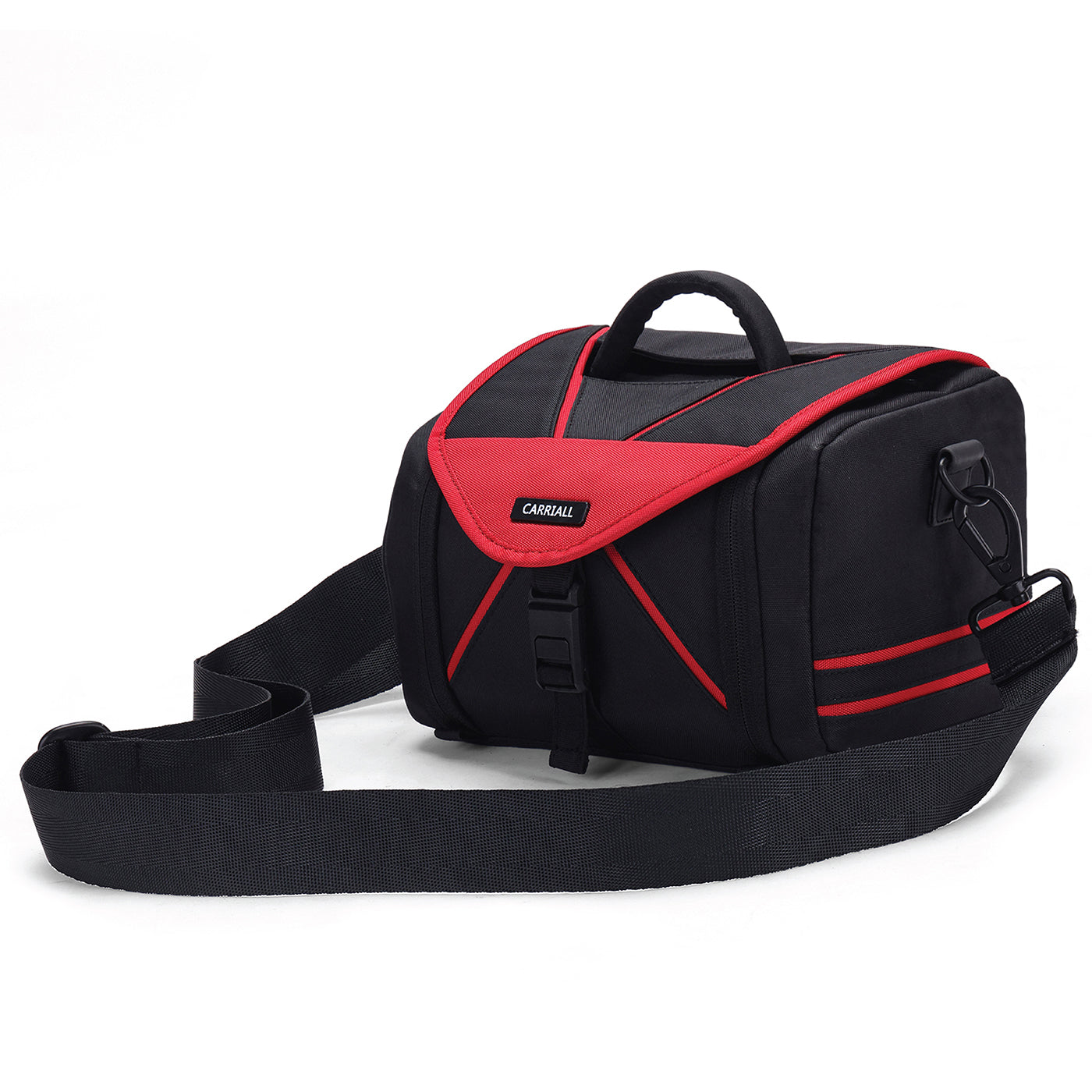 Carriall Zento - The Kids Meal Bag Black & Red Lunch Bag For Kids Boys & Girls (Black & Red)