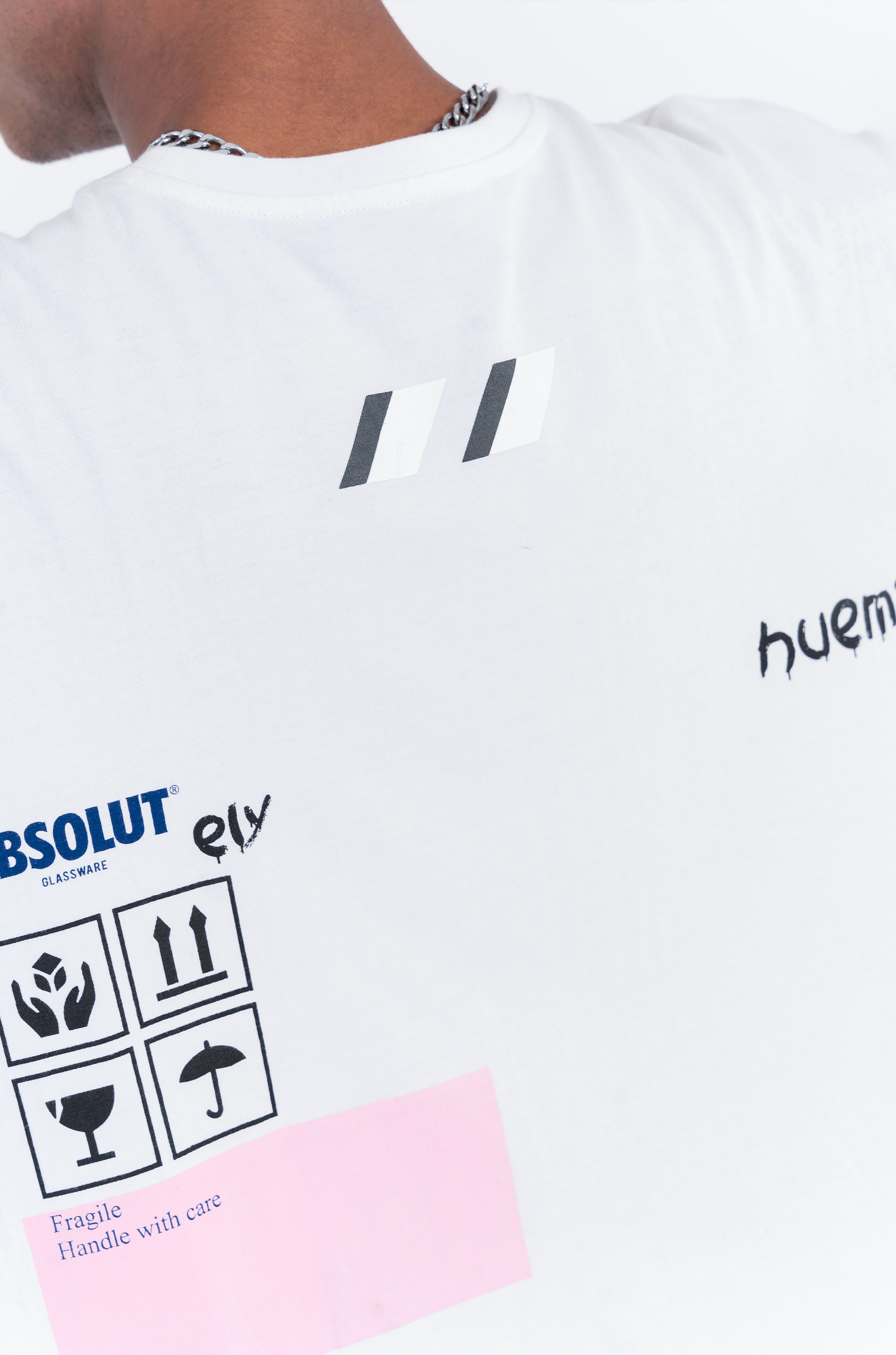 8 Billion Flavours' T-Shirt (White) | Huemn at Broadway