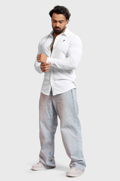 Aero Fullsleeves Shirt White