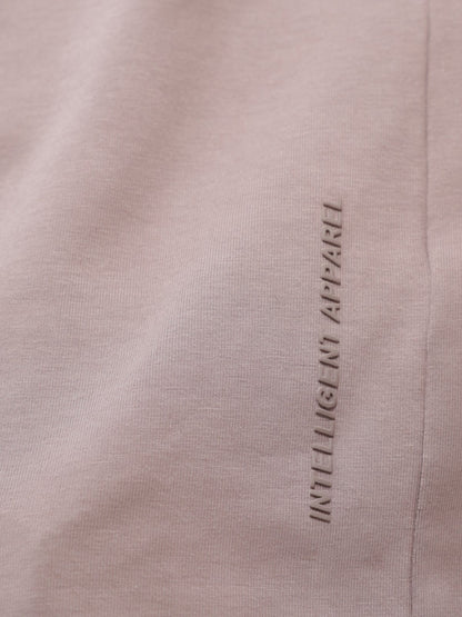 Crew Neck Tshirt | Anti Stain Anti Odor Water Repellent-DUSKYMAROON