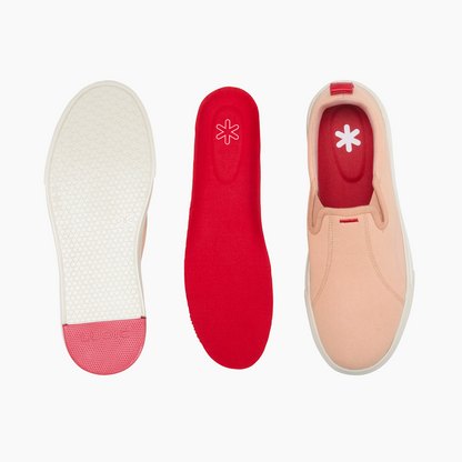 Enhanced Canvas Slip On Himalayan Pink