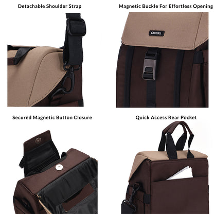 Carriall Nova Meal Bag Brown Lunch Bag/ Tiffin Bag  For Men, Women & Kids (Boys/Girls) (Brown)