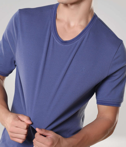 Crew Neck Tshirt |Cool Tech + UV Protectant + Anti Odour  BLOOMINGORCHID