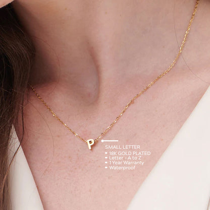 Small Letter Necklace