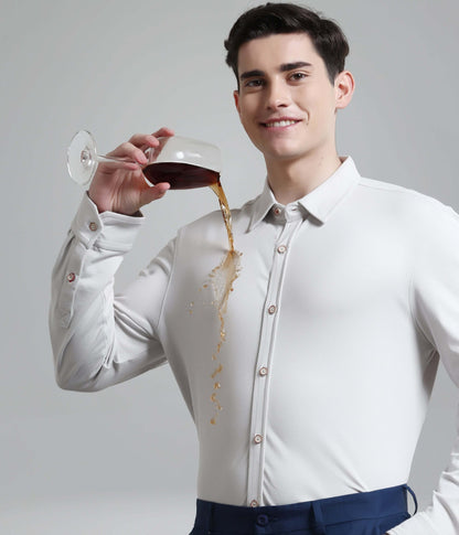 Shirt | Anti Stain Anti Odor Water Repellent   ASHENGREY