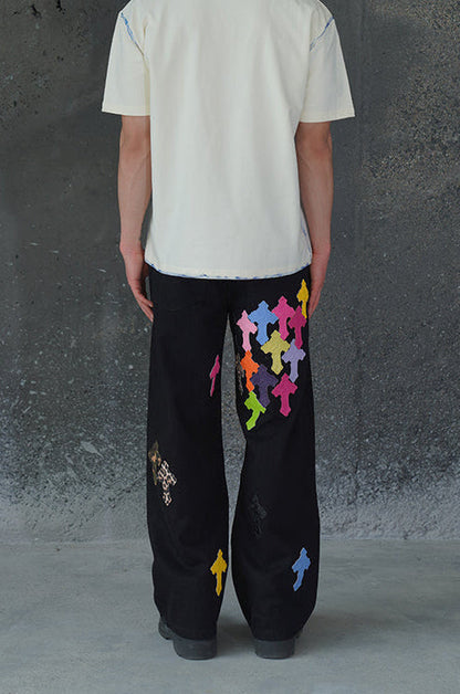 COLOUR CROSS CODE VALKYRE JEANS
