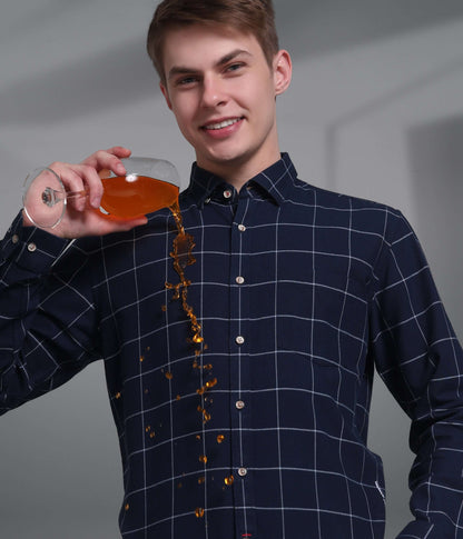Shirt | Anti Stain Anti Odor Water Repellent   TWILIGHTINDIGO