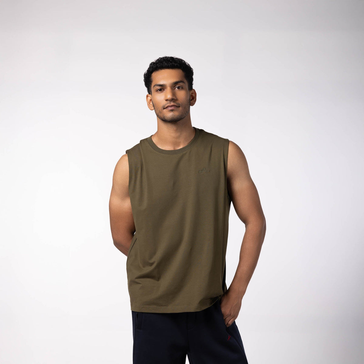 Mens Tank Top - Olive