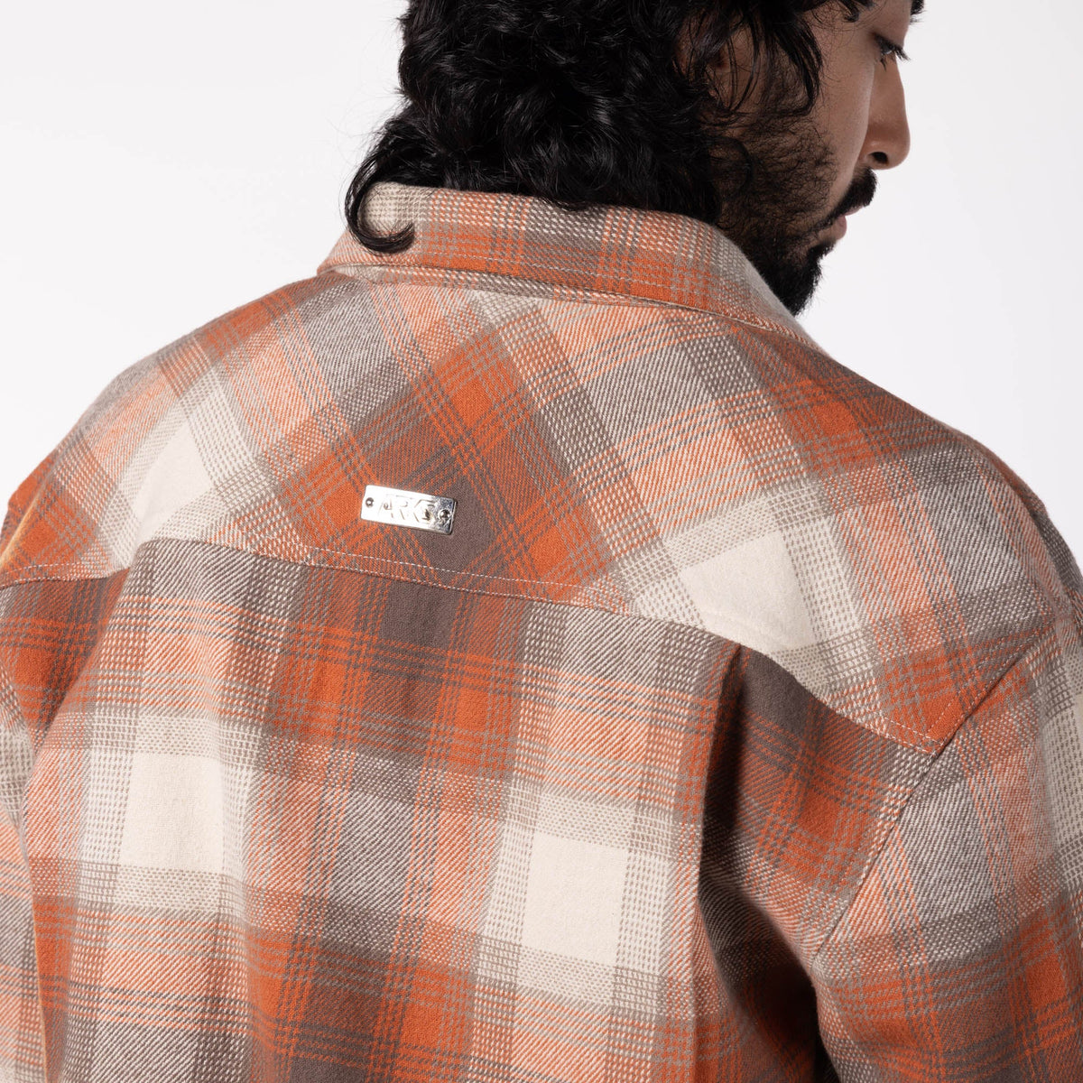 Unisex Flannel Shirt - Orange