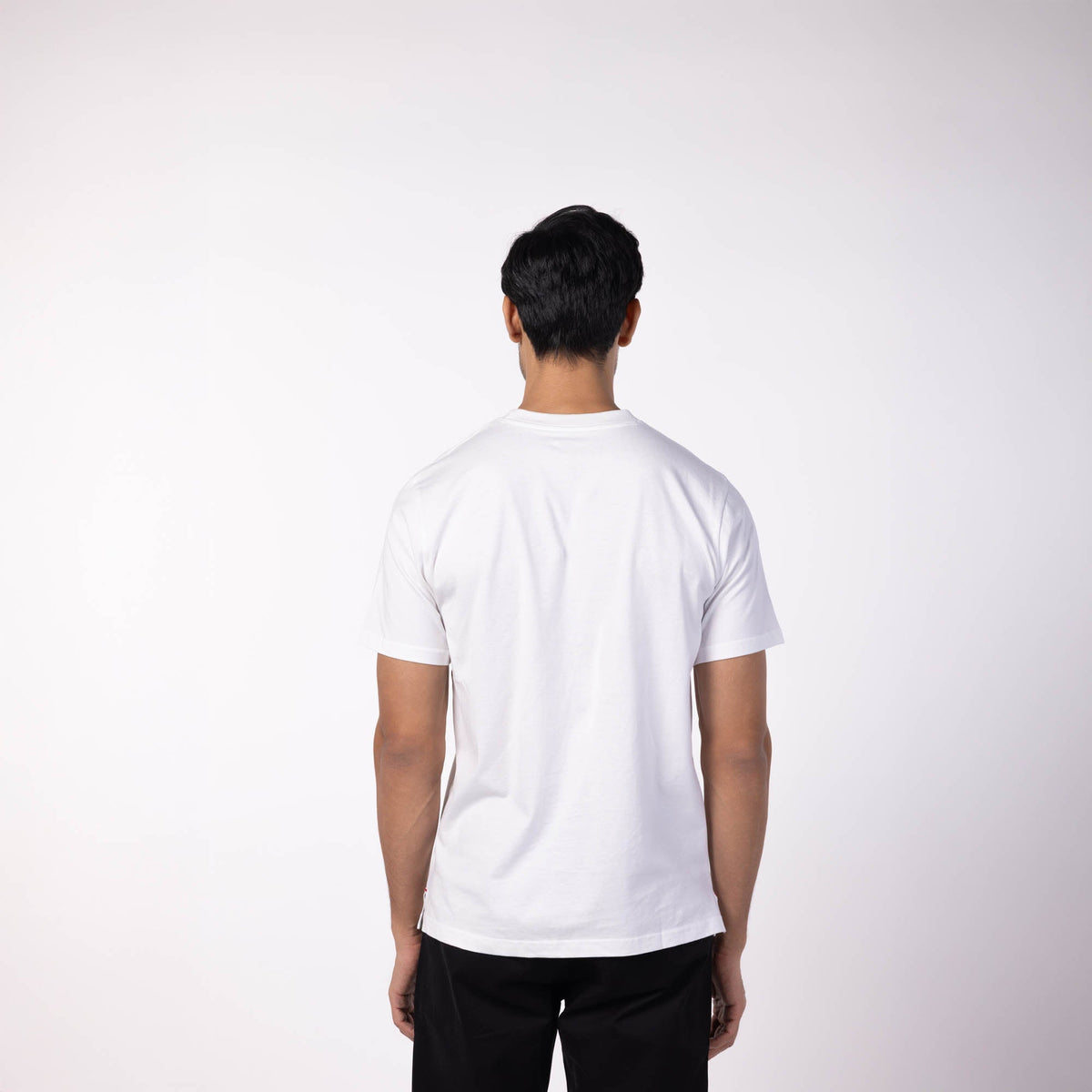 Men's Cotton Jersey Roundneck T-Shirt - White