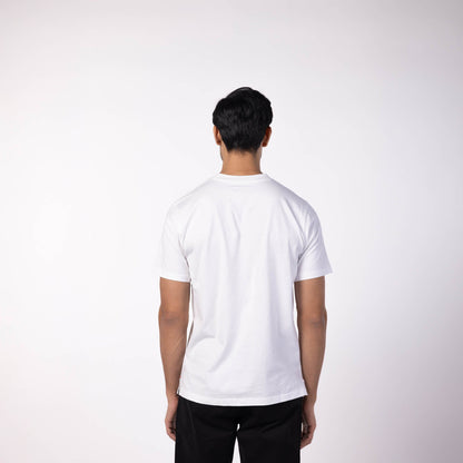 Men's Cotton Jersey Roundneck T-Shirt - White