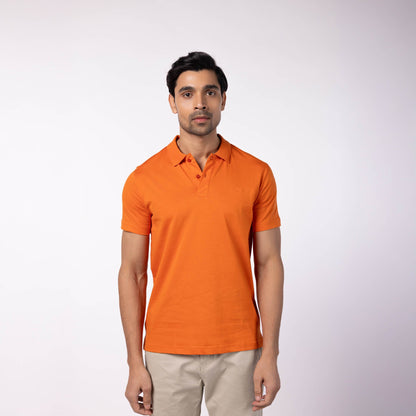 Men's Regular Polo - Pumpkin