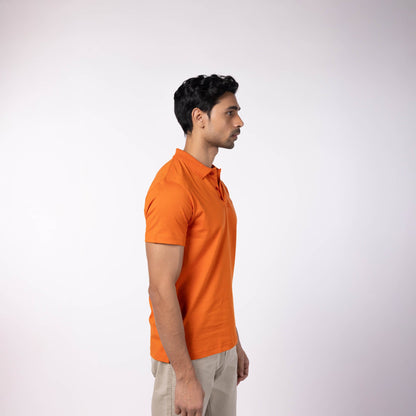 Men's Regular Polo - Pumpkin