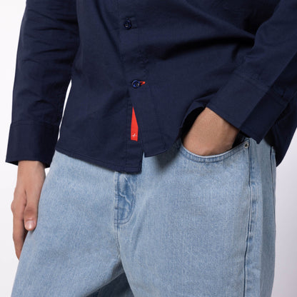 Men's Oxford Classic Collar Shirt - Dark Blue