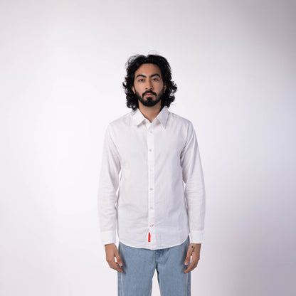 Men's Oxford Classic Collar Shirt - White