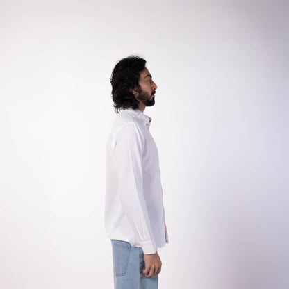 Men's Oxford Classic Collar Shirt - White