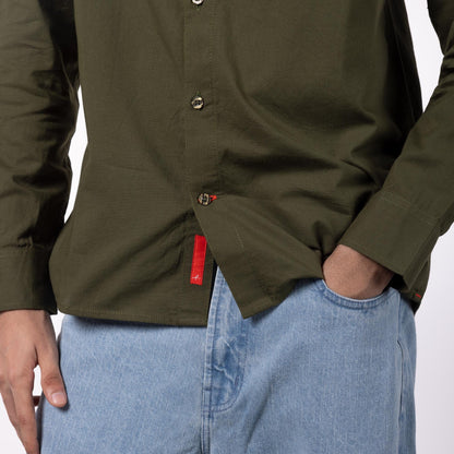 Men's Oxford Classic Collar Shirt - Olive