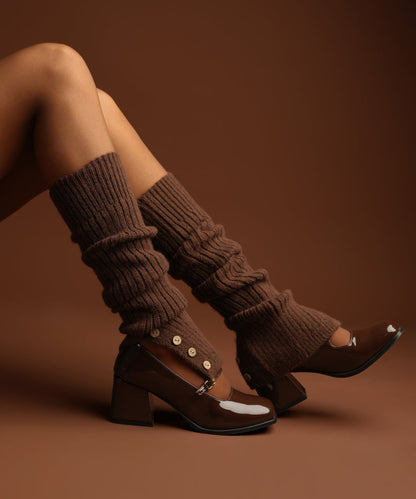 Leg Warmer - Brown