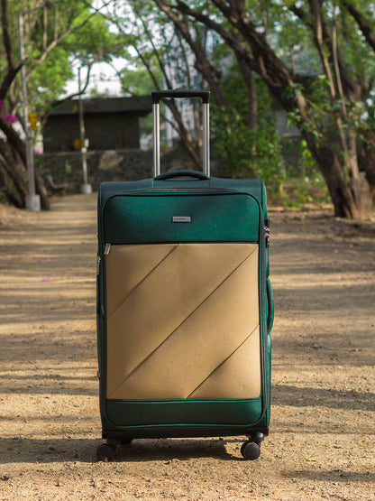 Carriall Slash Large Size Green Check-in Luggage