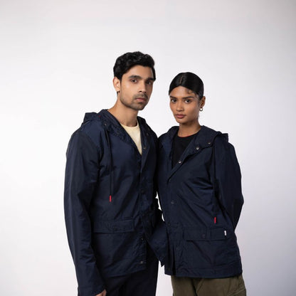 ARKS Windbreaker Jacket - Navy Blue
