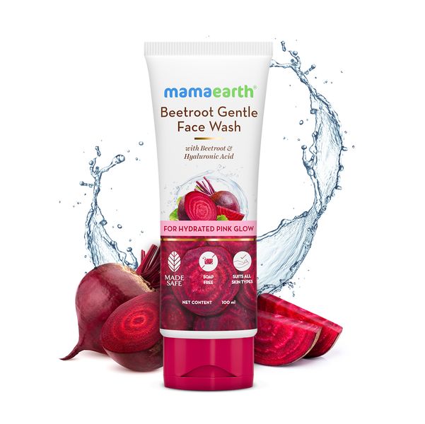 Mama Earth Beetroot Gentle Face Wash | Mamaearth at Broadway